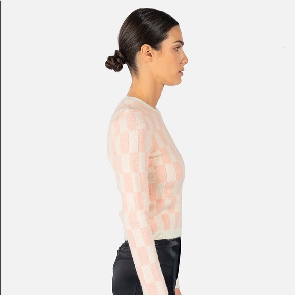 NWT Nanushka Feline Sweater Pink and Cream - Size - Picture 5 of 16